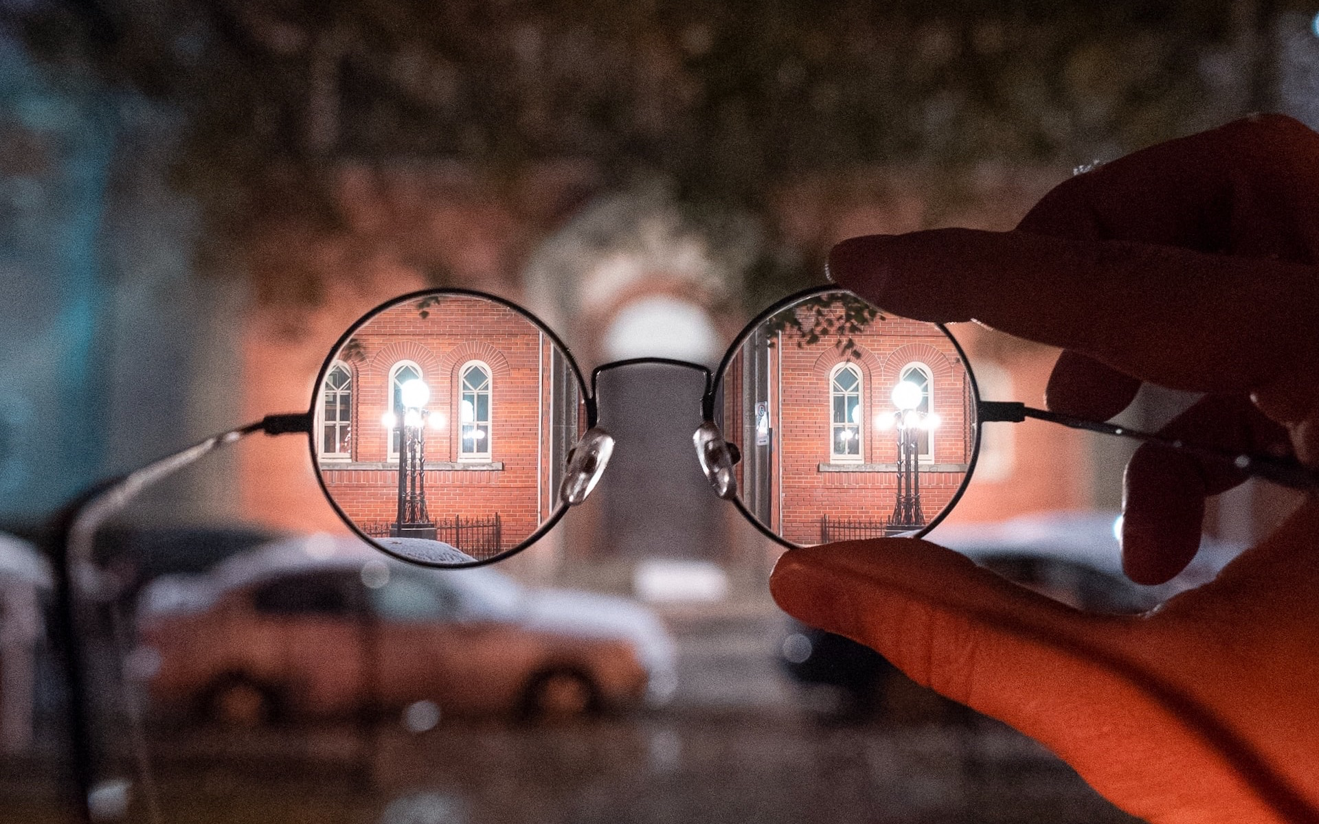 Seeing Through Glasses